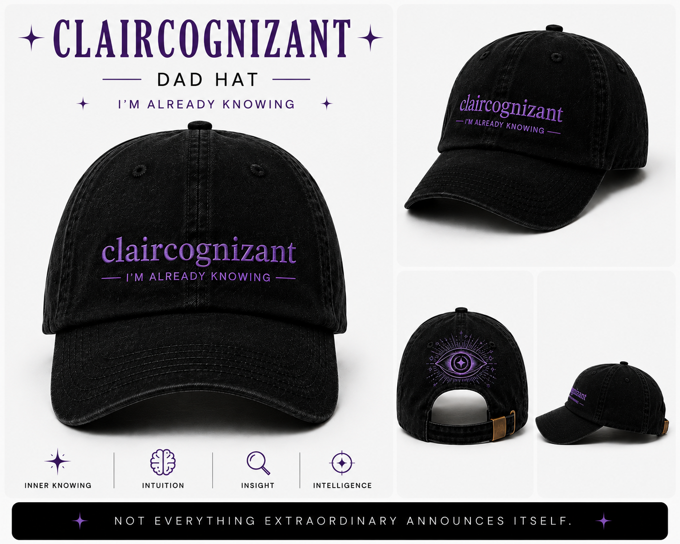 Claircognizant Dad Hat